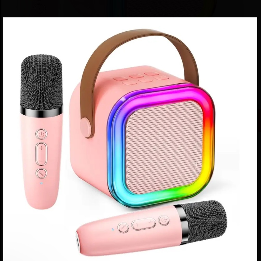Portable Karaoke Speaker and Microphone Set